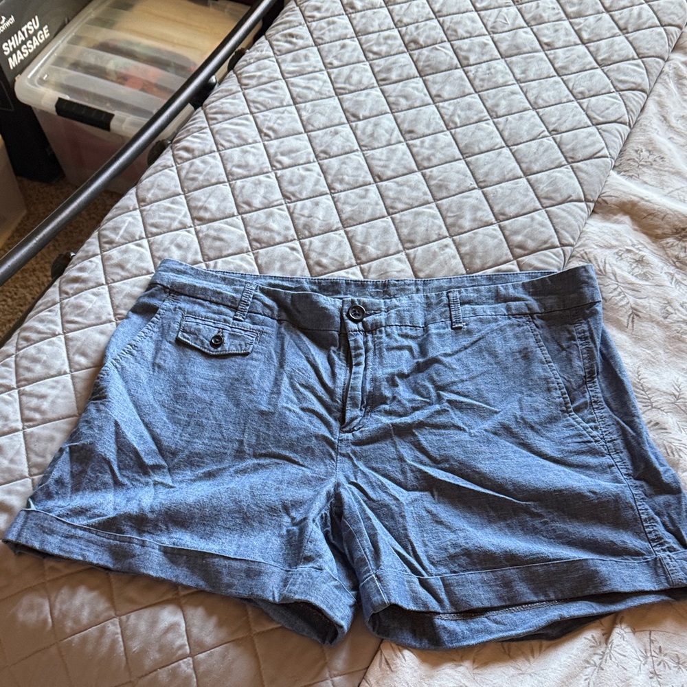 Blue Women's Casual Shorts